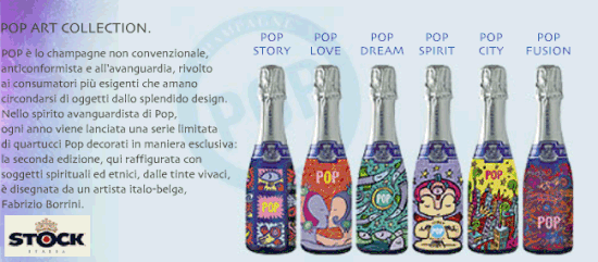 campagna pubblicitaria POP Pommery